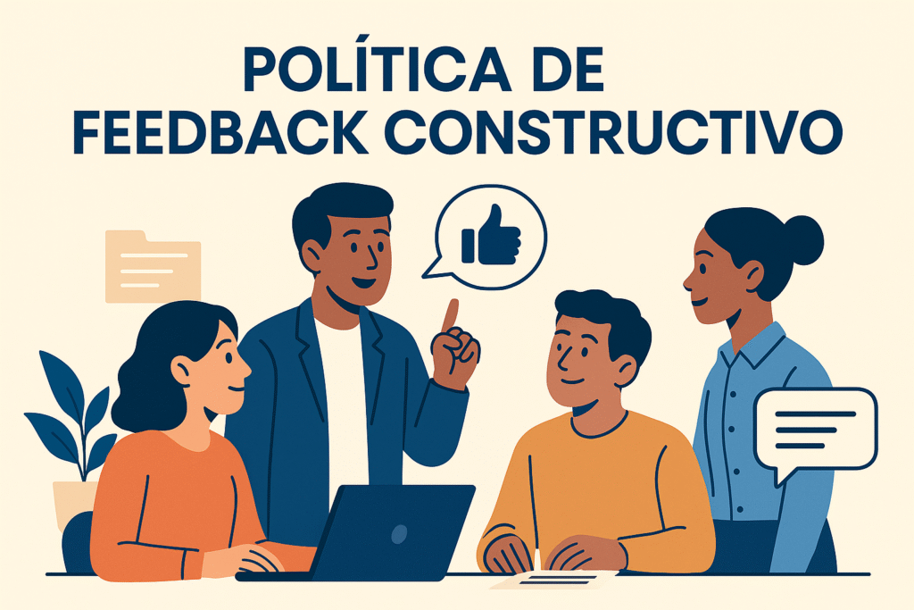 política de feedback constructivo