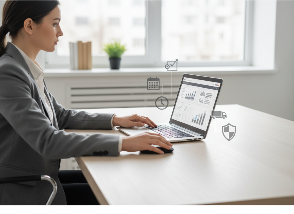 Registro de jornada en transporte