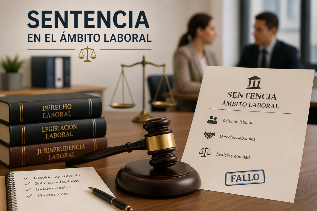 Sentencia en el ámbito laboral