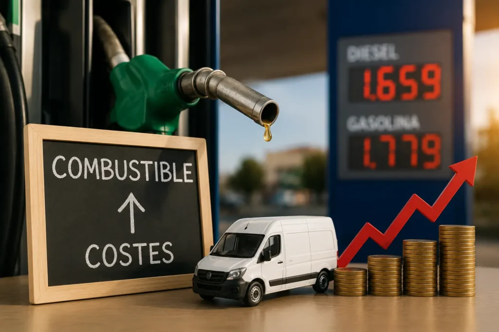 precio del combustible para los autónomos