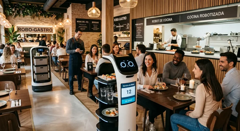 robots en hostelería