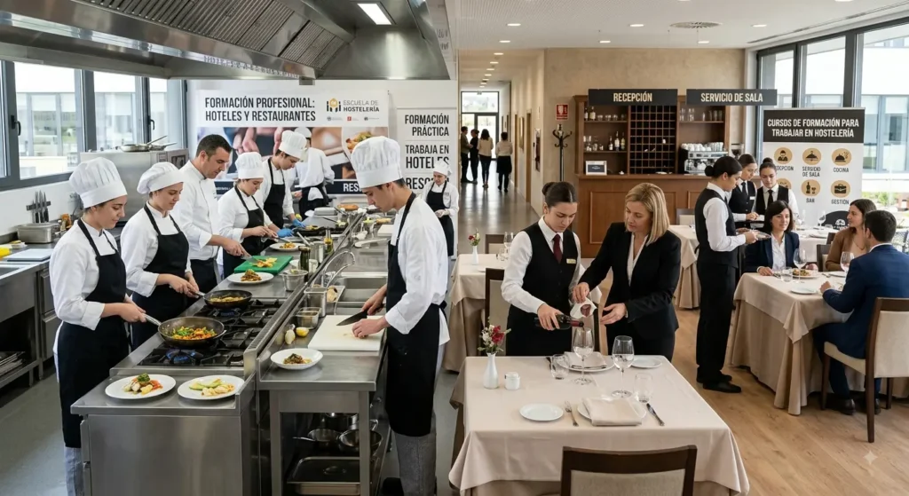 Formación para trabajar en hoteles y restaurantes