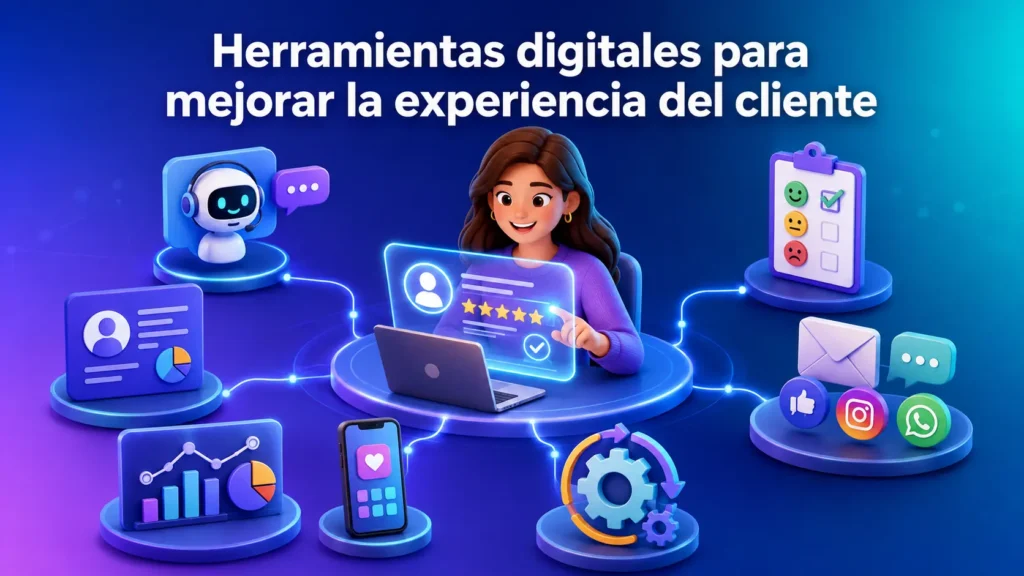 Herramientas digitales para mejorar la experiencia del cliente