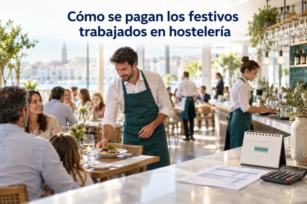 Cómo se pagan los festivos trabajados en hostelería