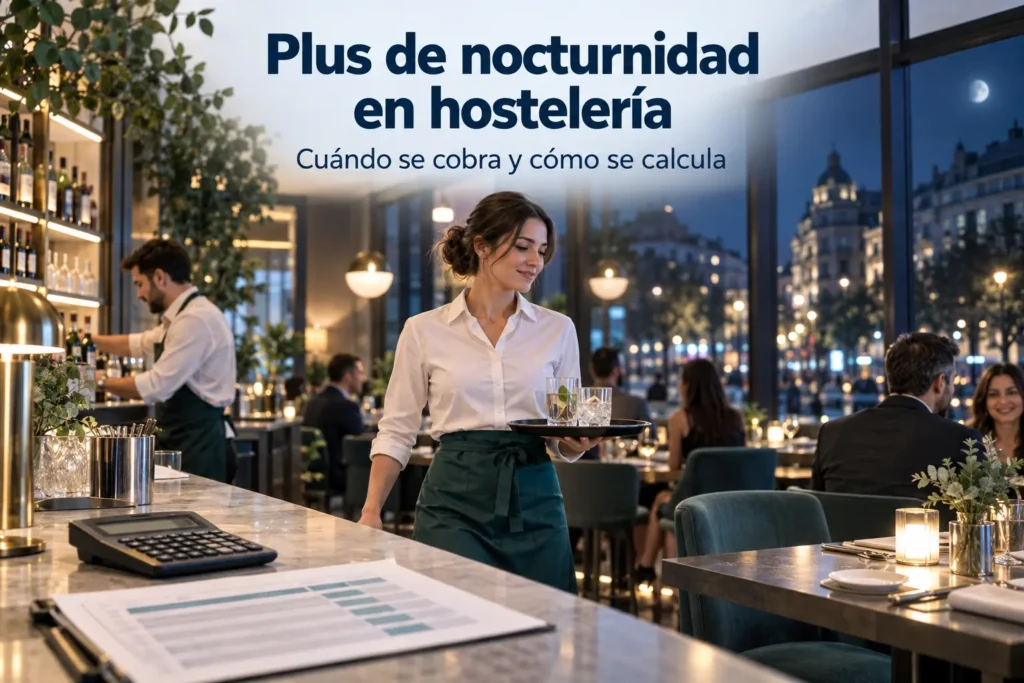 Plus de nocturnidad en hostelería