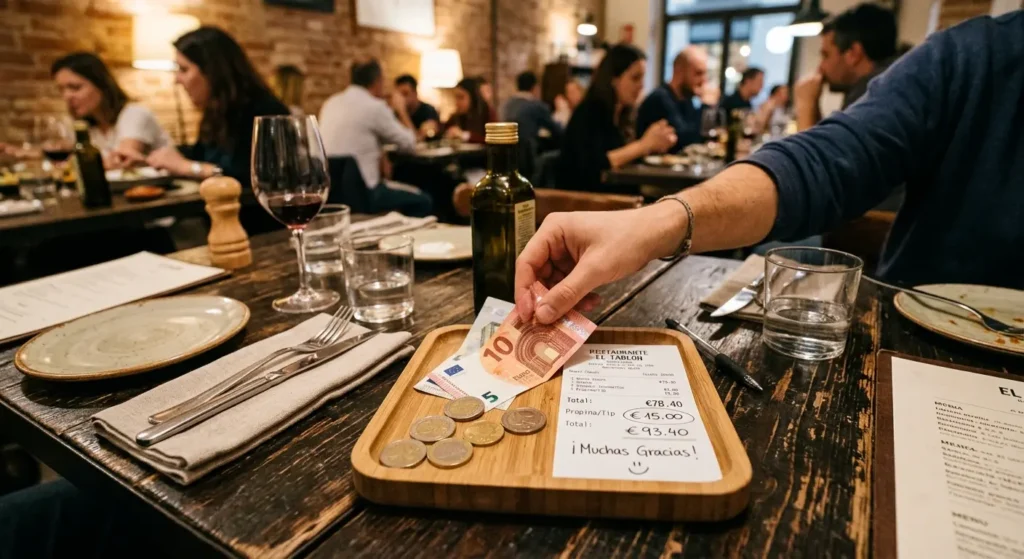 propinas en restaurantes